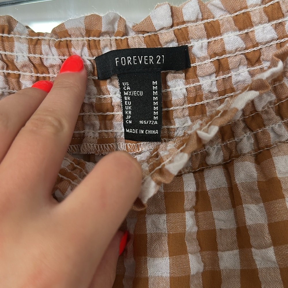 Gingham Skort - image 2